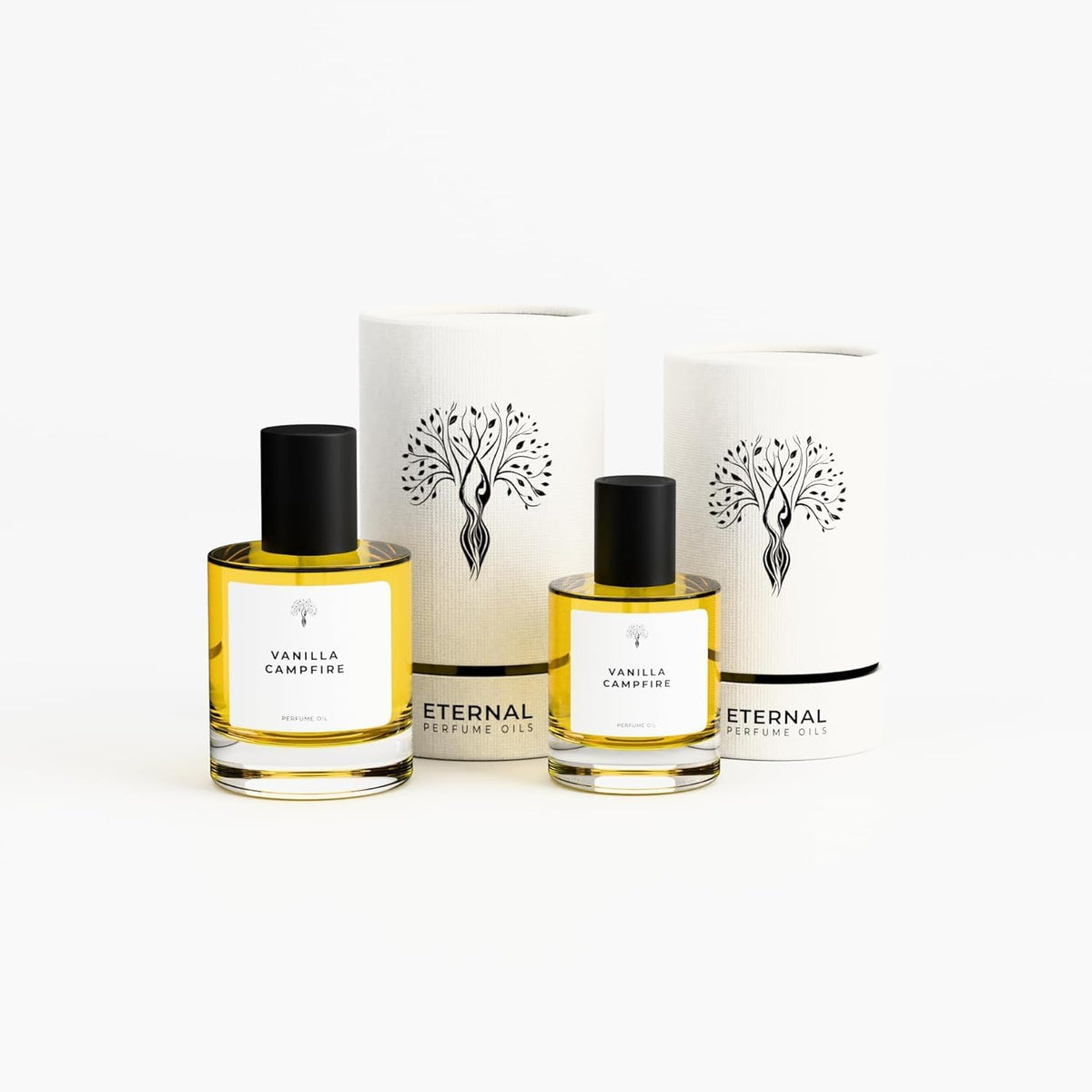 Eternal perfume oils Vanilla Campfire Perfume for men Alcohol Free Perfumes for women Long Lasting Eau De Parfum 1.69 FL Oz with 1 FL Oz Concentrated perfume Organic (Pack of 2)(2.71 Fl Oz)