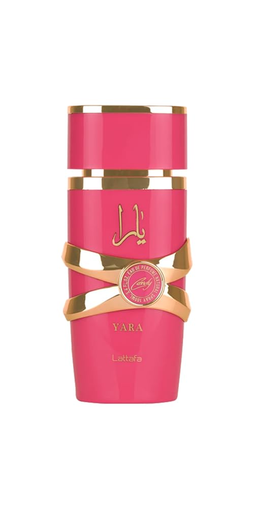 Lattafa Yara Candy - Vanilla, Fruity, Citrus, Floral - Eau de Parfum Long-Lasting Fragrance for Women, 3.40 Ounce / 100 ml(0.67 Fl Oz)