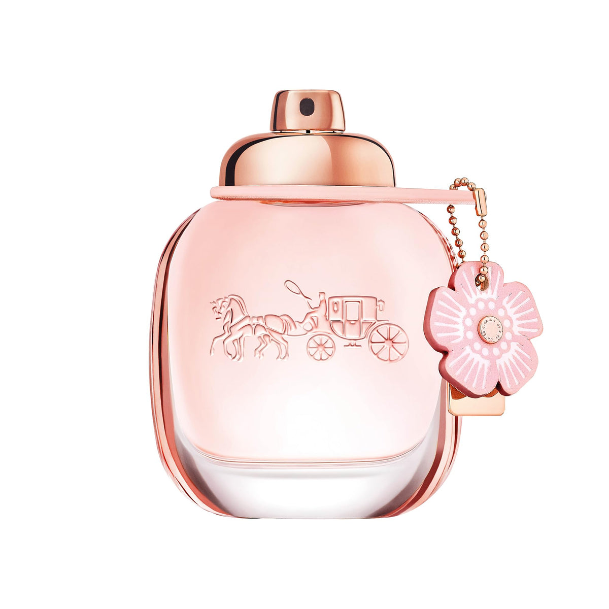 Coach Floral Eau de Parfum - Women's Fragrance - Floral Fruity - With notes of Pineapple Sorbet, Sambac Jasmine  Crystal Musks(0.33 Fl Oz)