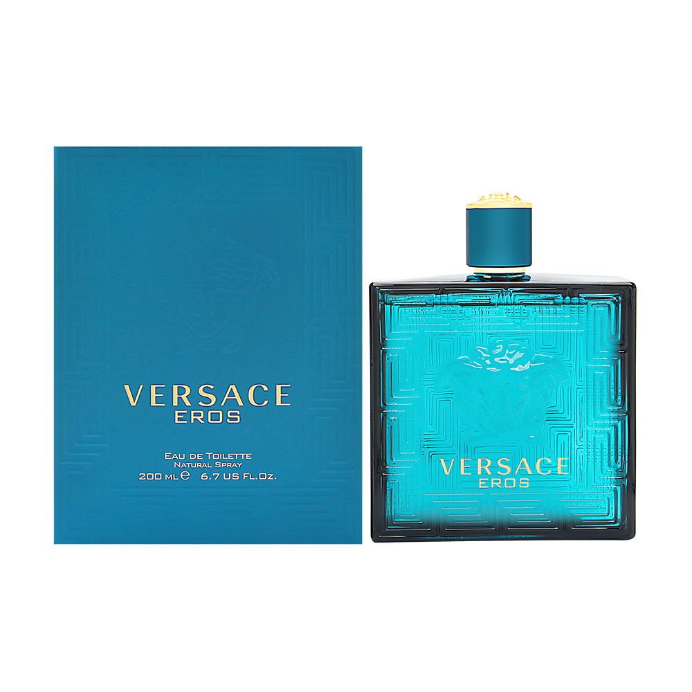 Eros by Versace Eau De Toilette Spray 6.7 oz for Men - 100% Authentic(0.17 Fl Oz)