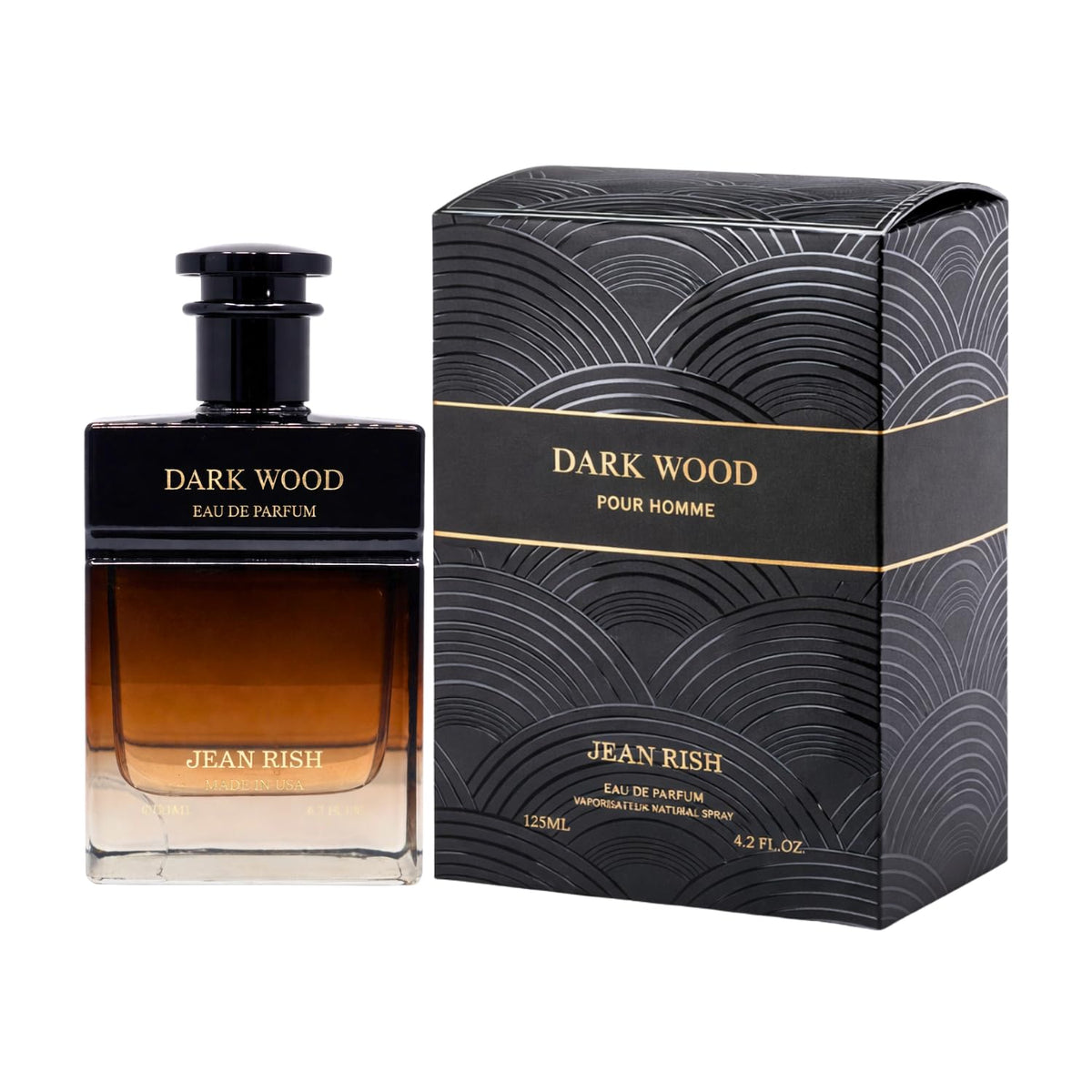 Jean Rish Dark Wood,Oud, Eau de Parfum, Perfume for Men, 100ml/3.4oz(3.4 Fl Oz)