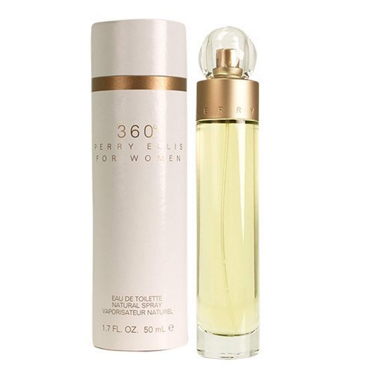 Perry Ellis 360 By Perry Ellis For Women. Eau De Toilette Spray 1.7 Ounces(50ML)