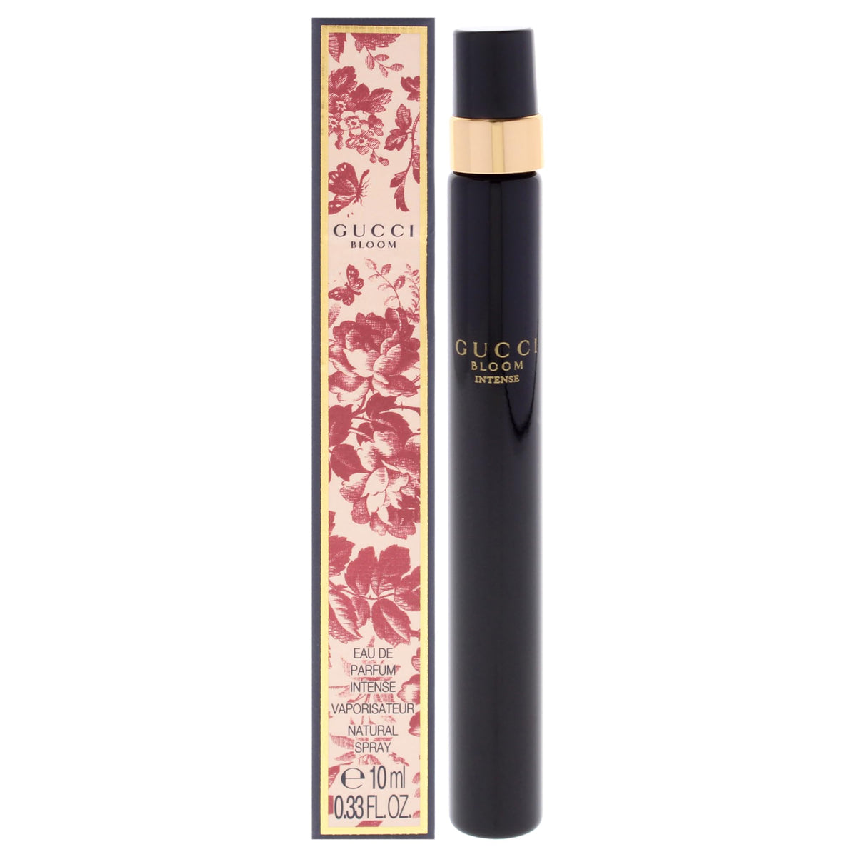 Gucci Bloom Perfume for Women Mini Eau de Parfum Intense Travel Spray 0.33 oz / 10 ml(0.33 Fl Oz)