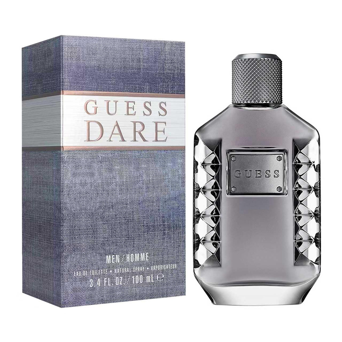 GUESS Dare Eau De Toilette for Men, 3.4 Ounce, NS(3.4 Fl Oz)