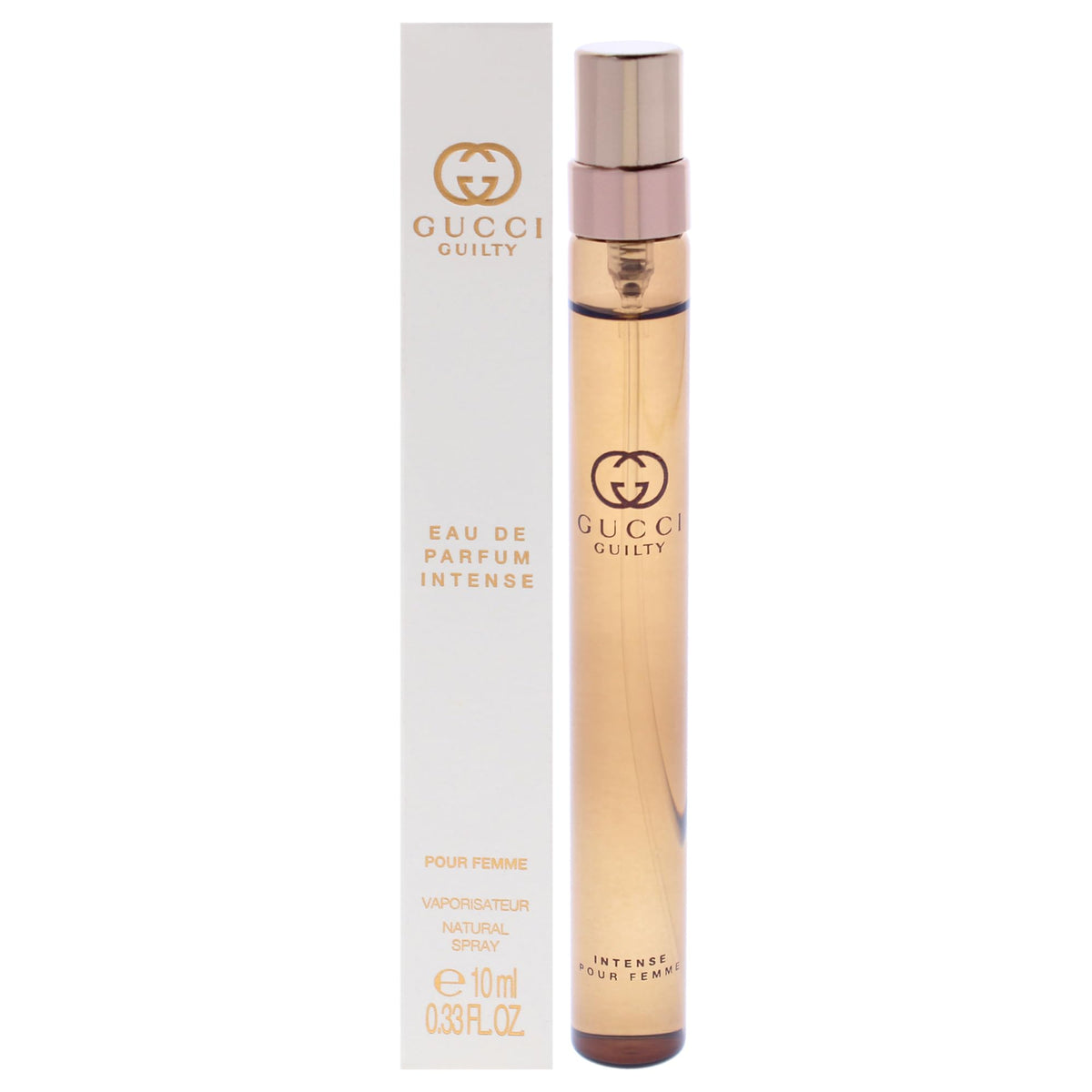 Gucci Guilty Pour Femme Intense Perfume for Women Mini EDP Travel Spray 0.33 Ounce(0.33 Fl Oz)