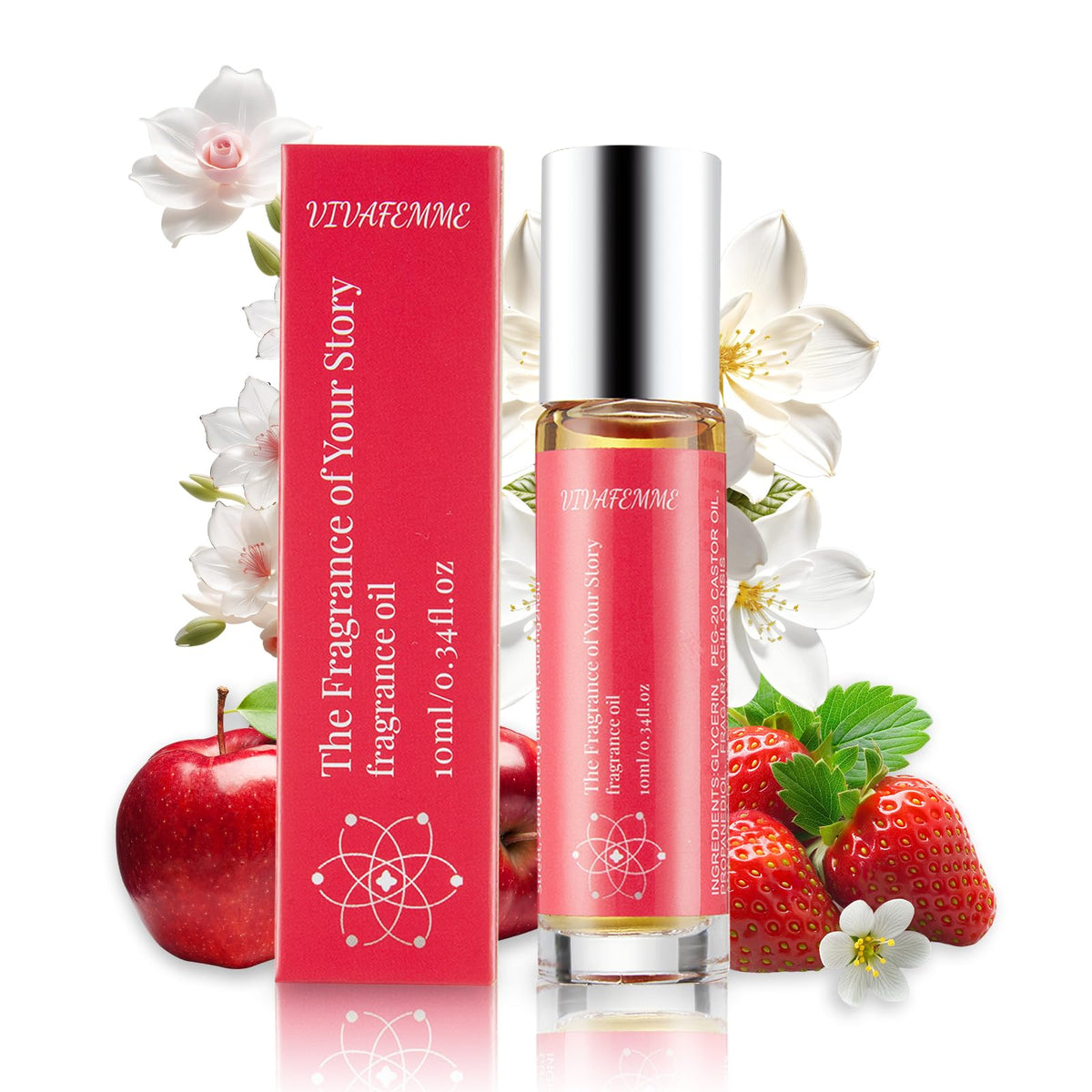 Pheromones Perfumes for Women, Long Lasting Roll On Perfume Oil, Travel Size to Amplify Your Charm and Boost Social Interactions, Attract Men with Our Premium Cologne Perfume Oil(10ML)