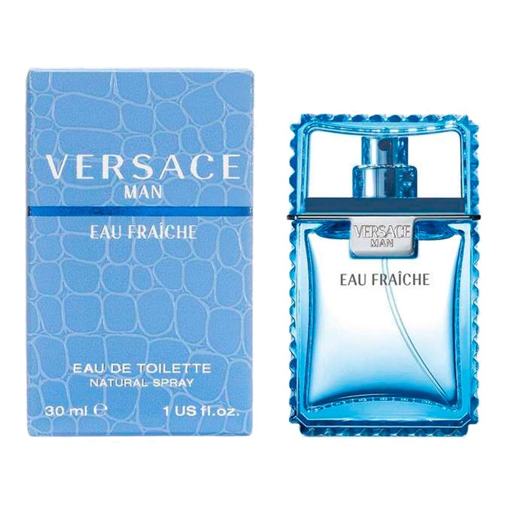 Versace Man Eau Fraiche by Versace for Men 1.0 oz Eau de Toilette Spray(1 Fl Oz)
