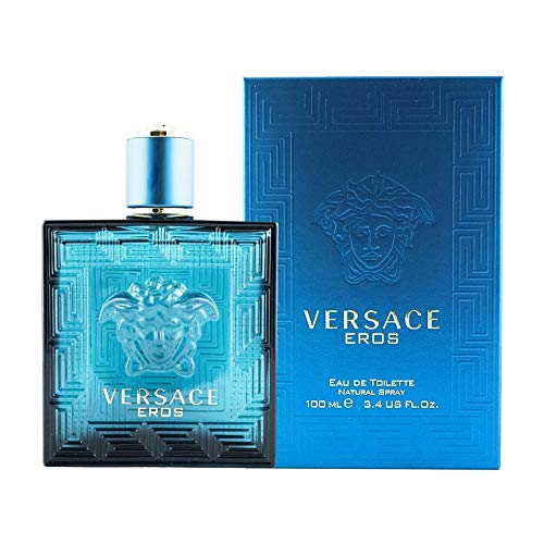 Versace Eros for Men 3.4 oz Eau de Toilette Spray(2.85 Fl Oz)