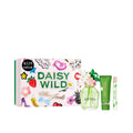 Marc Jacobs Daisy Wild EDP 3pc Gift Set ($229 value) -EDP 3.3oz, Body Lotion 2.5oz, Travel Spray 0.33 oz– With Notes of Banana, Jasmine  Macadamia Accord- Floral Women's Perfume(6.13 Fl Oz)