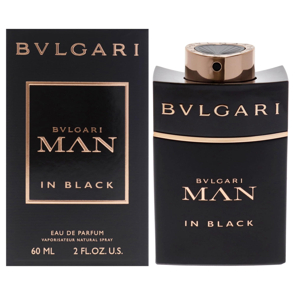 Bvlgari Man in Black Eau De Parfum Spray, 2 Ounce(60ML)