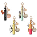 PUREAMOR Pheromone Perfume for Women, Vanilla Lover 4-Pack Keychain Set – Amber Noir, Bean, Cream  Musk, Mini 30% High Conc, Ultra-Portable, 0.07 oz / 2 ml Each(0.28 Fl Oz)