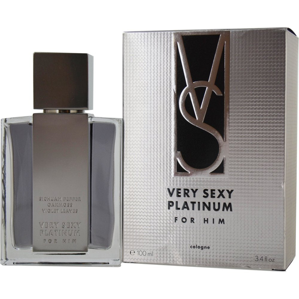 Victoria's Secret Cologne Spray, Very Sexy Platinum, 3.4 Ounce(1.7 Fl Oz)