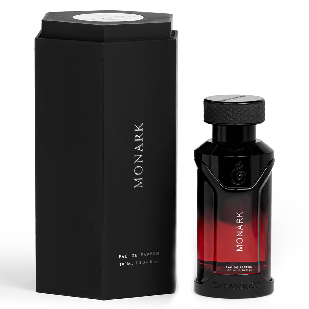 EMBAROUGE Monark | Eau de Parfum | Woody • Spicy • Gourmand | Fragrance for Men | 3.4 Fl. Oz./100 ml(100ML)