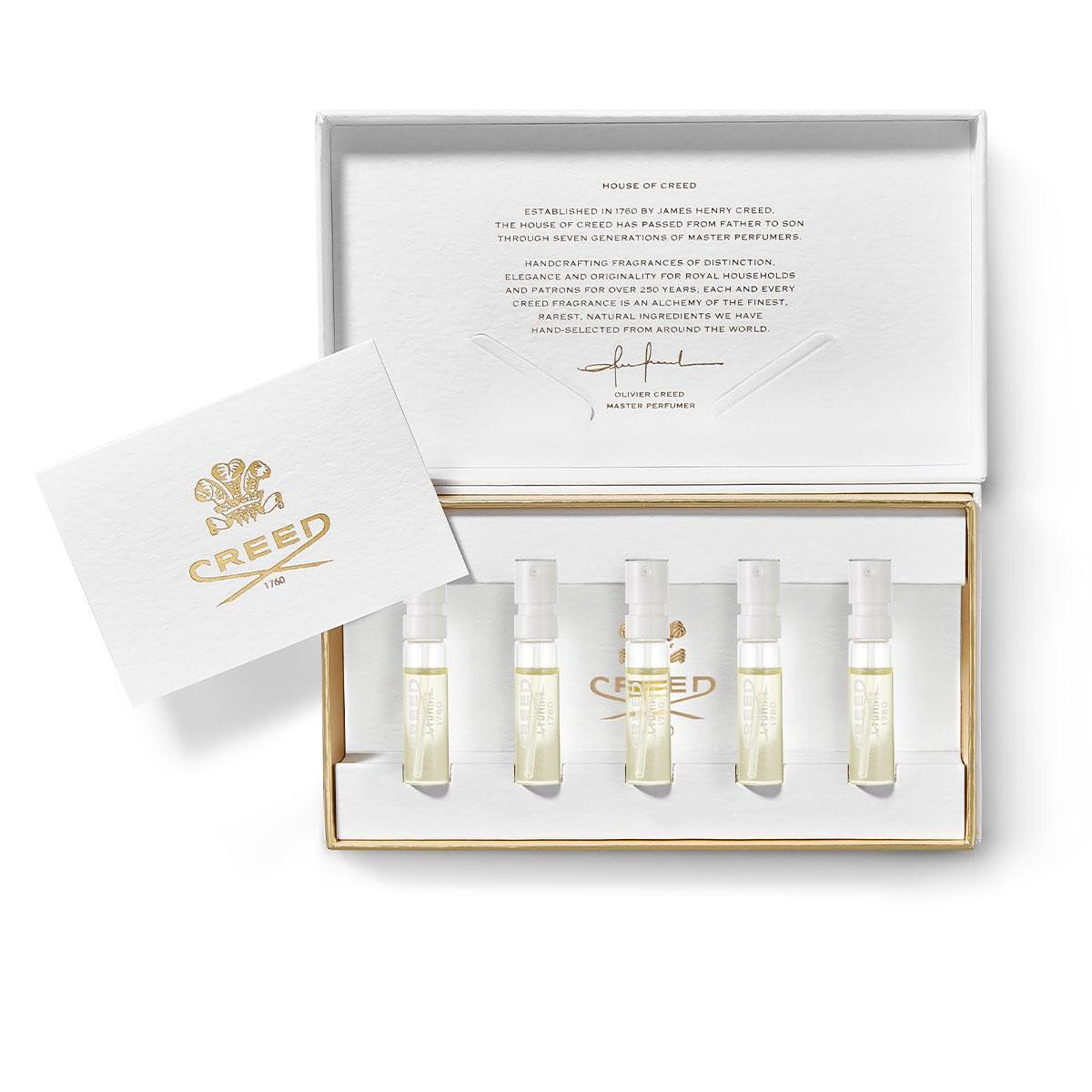 Creed Women's Inspiration Sample Set, Luxury Fragrance Set with 5 Signature Scents, 1.7ML x 5(1.7ML)
