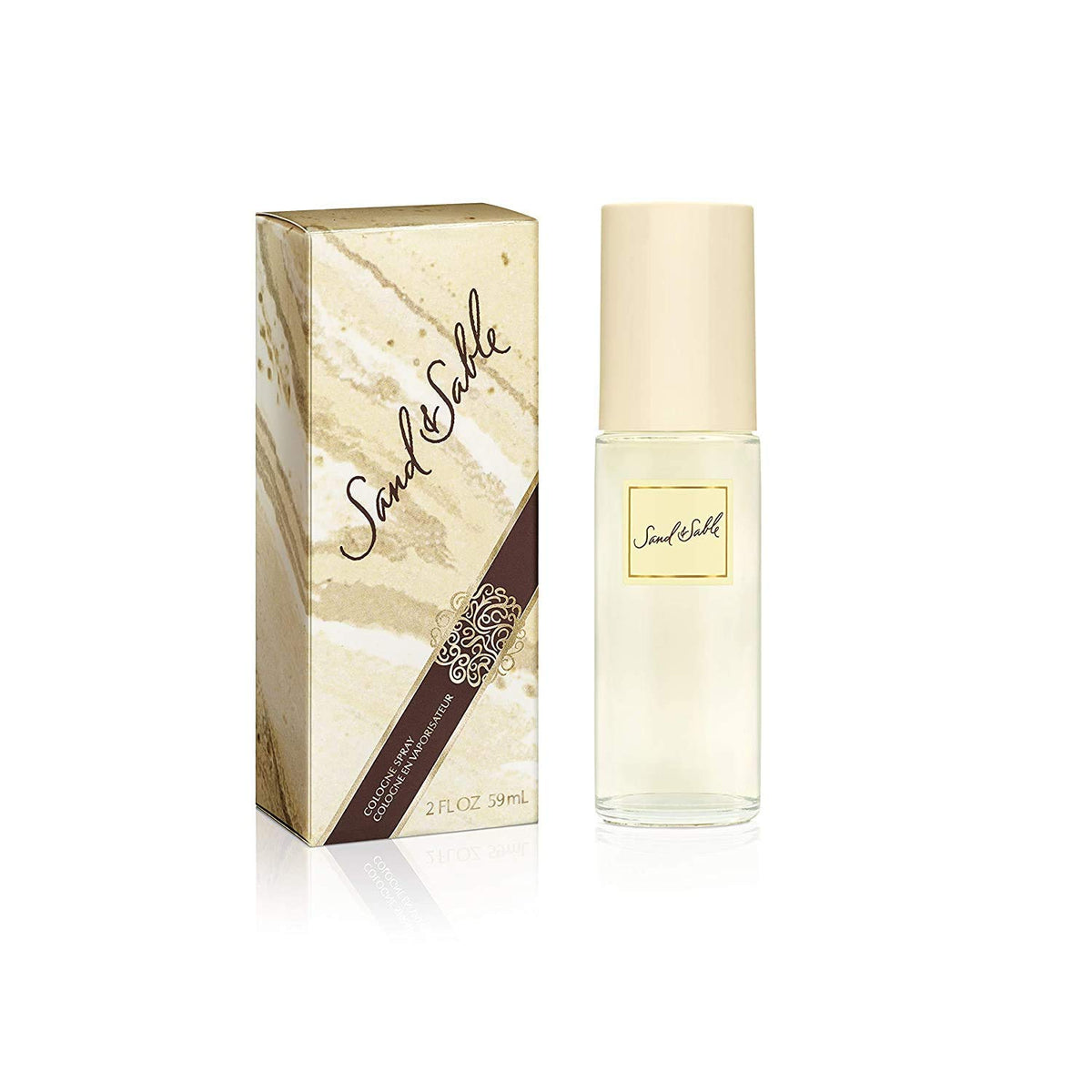 Sand  Sable Cologne Spray, Vegan Formula, Perfume, Irresistible Sweet Flower Notes, 2oz(0.38 Fl Oz)